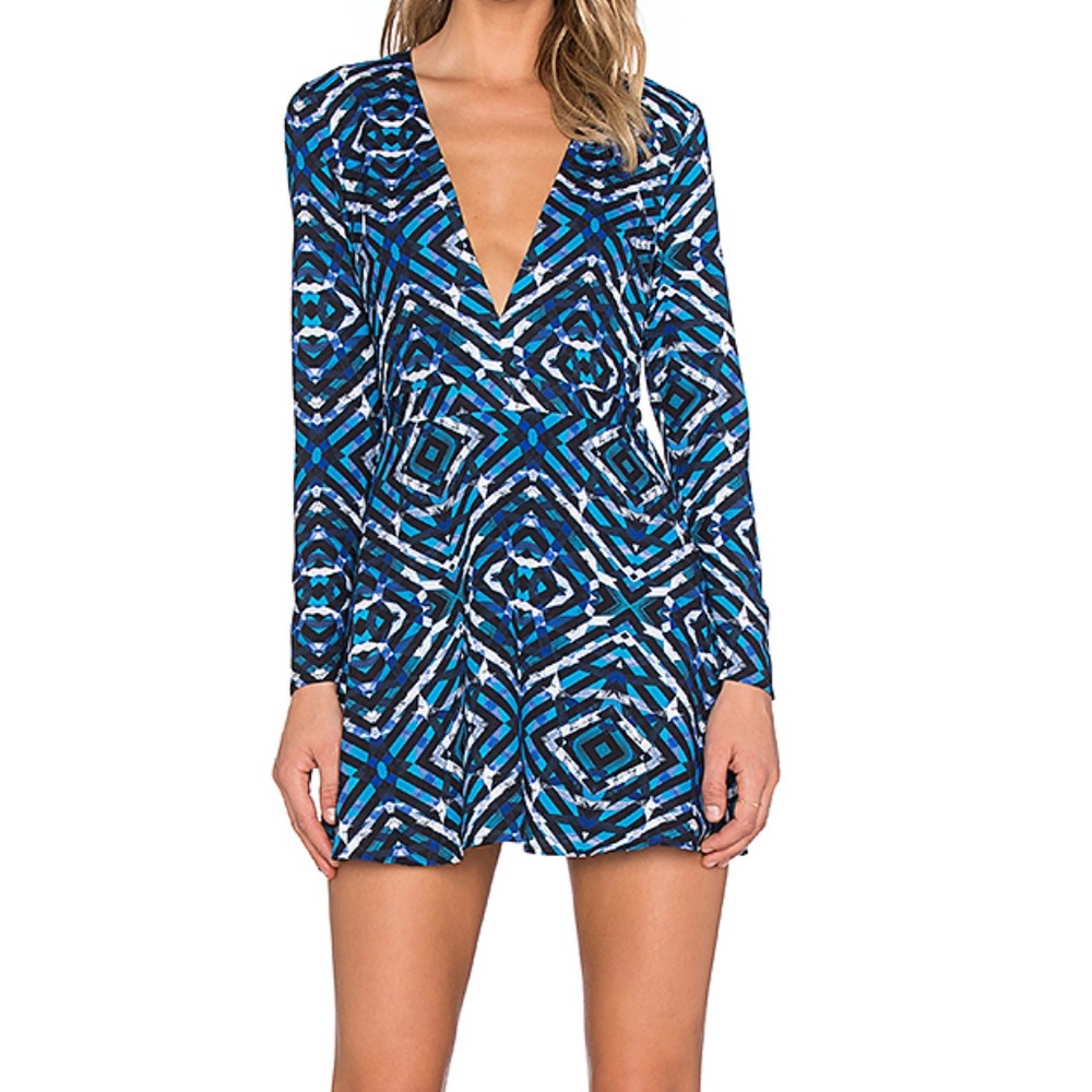 NBD x REVOLVE Mirage Dress in Turquoise Geo